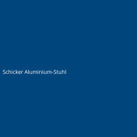 Schicker Aluminium-Stuhl