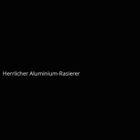 Herrlicher Aluminium-Rasierer