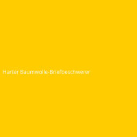 Harter Baumwolle-Briefbeschwerer