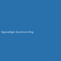 Eigenwilliger Aluminium-Ring