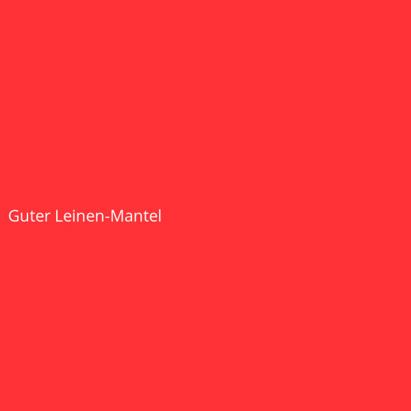 Guter Leinen-Mantel