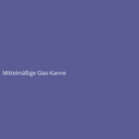 Mittelm&auml;&szlig;ige Glas-Kanne