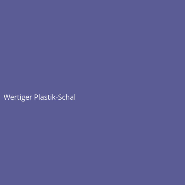 Wertiger Plastik-Schal