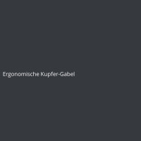 Ergonomische Kupfer-Gabel