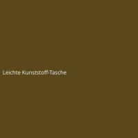 Leichte Kunststoff-Tasche