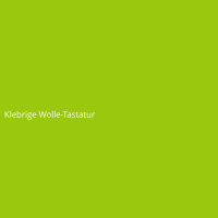 Klebrige Wolle-Tastatur