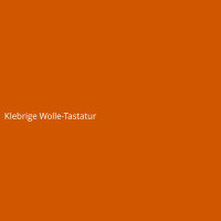 Klebrige Wolle-Tastatur